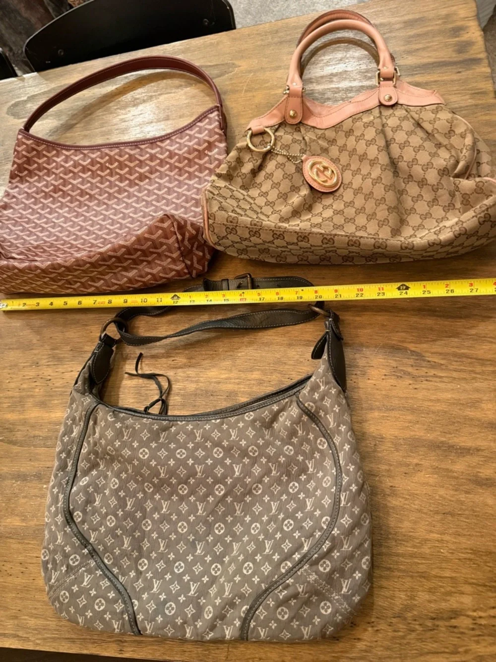 Lot Junk 3 Monogram Shoulder Bag - Designer Style - Picture 9 of 10